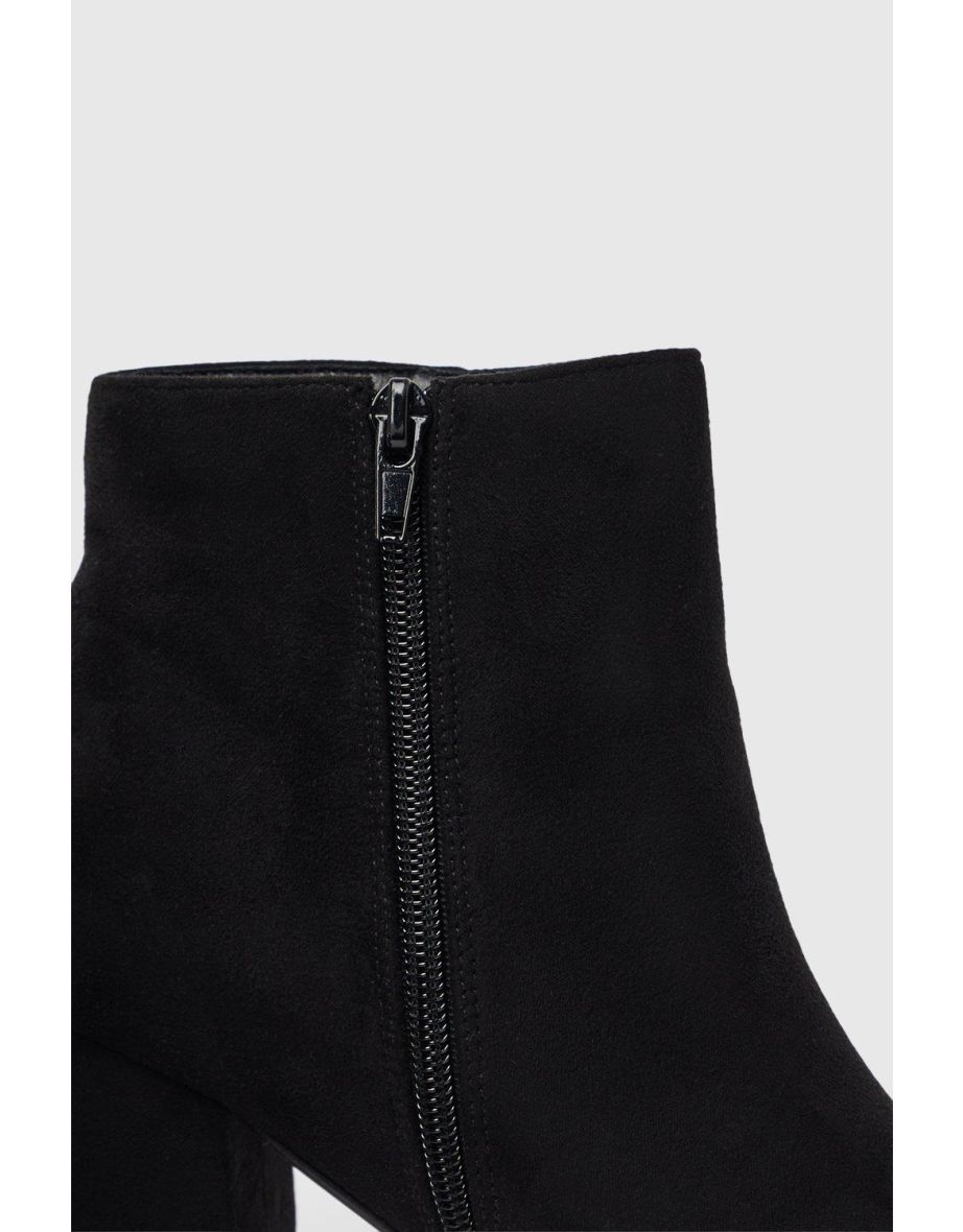Wide Fit Abbey Pointed Ankle Boots - 3