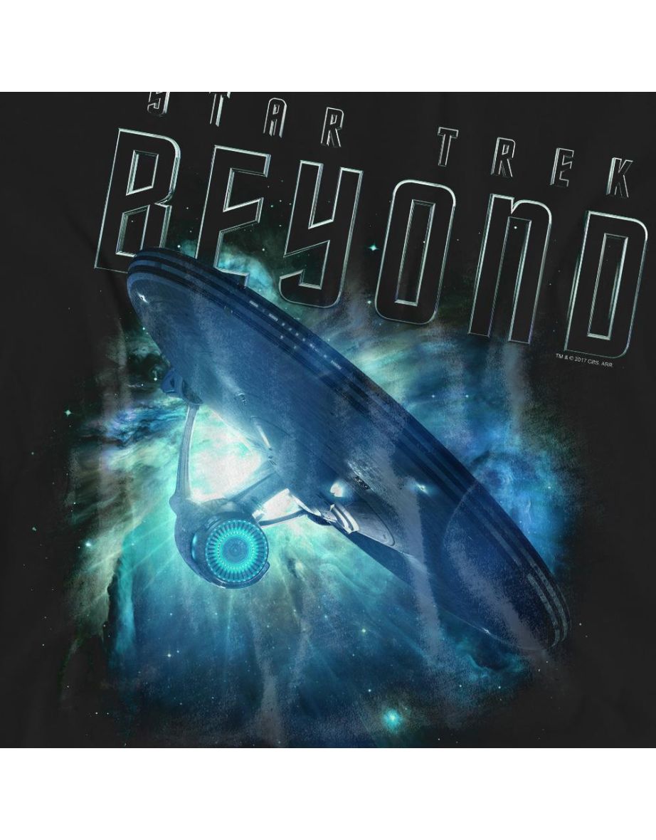 Star Trek Beyond Unisex Adult Voyage T-Shirt - Black - 3