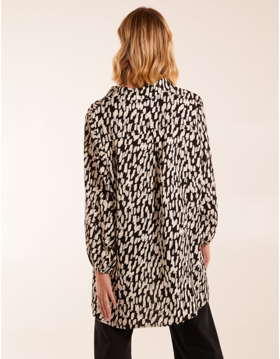 High Low Hem Blouse - 3