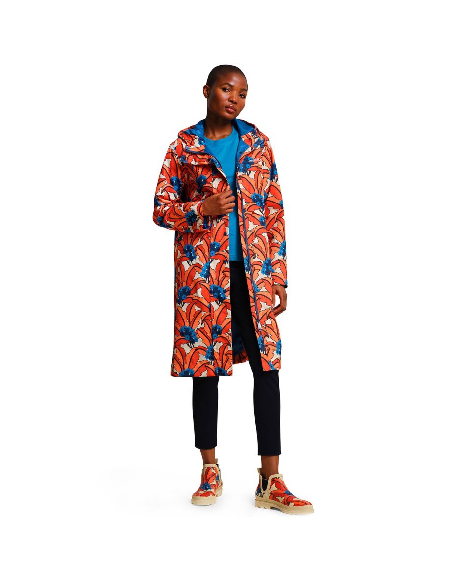 Shop Regatta Womens Orla Kiely Waterproof Hooded Mac Jacket Coat Online in Qatar VogaCloset