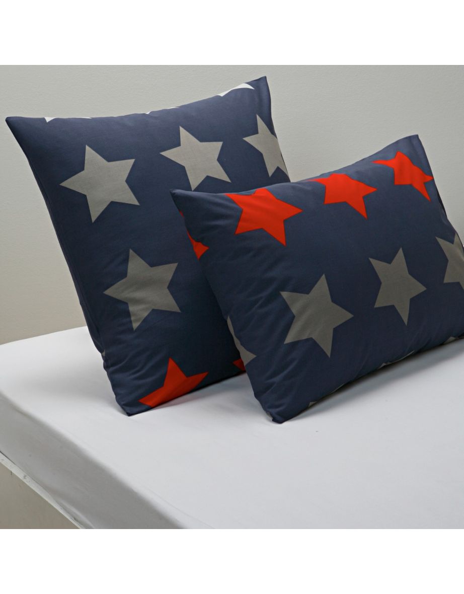 STARS Printed Cotton Pillowcase