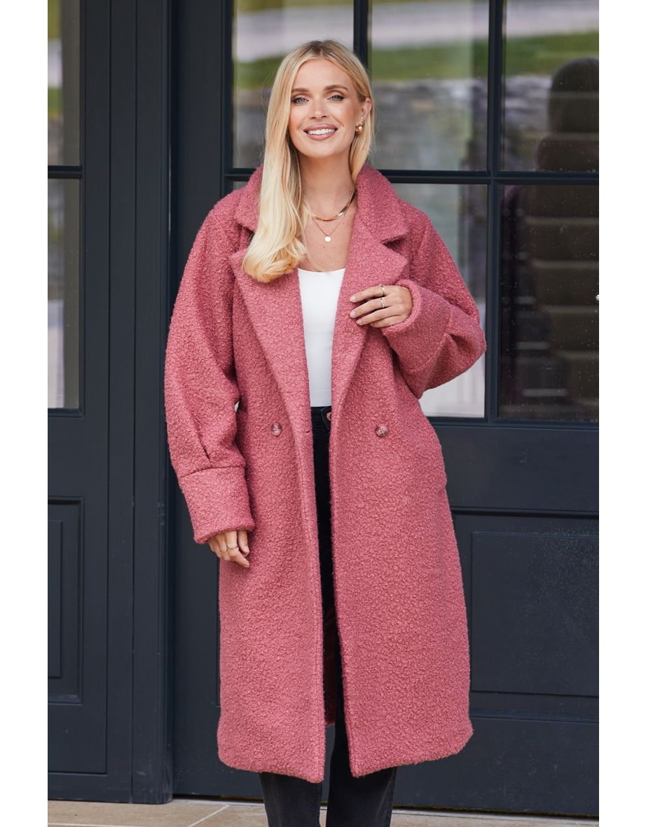 Next pink hot sale revere coat