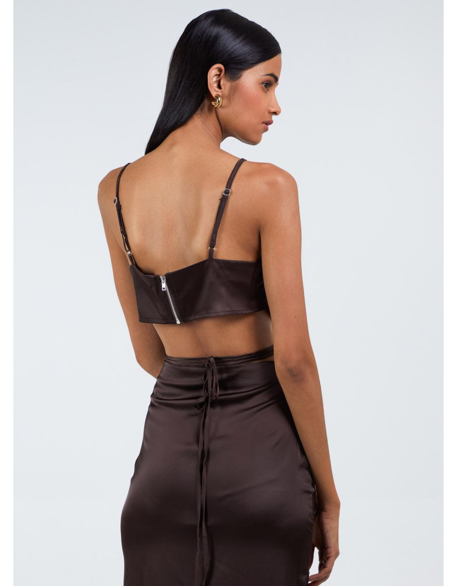 Silky Tie Wrap Cami Top - 9