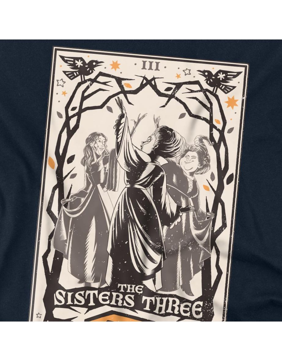 Hocus Pocus 2  Adult The Sisters Three Sanderson Sisters T-Shirt - Navy - 2