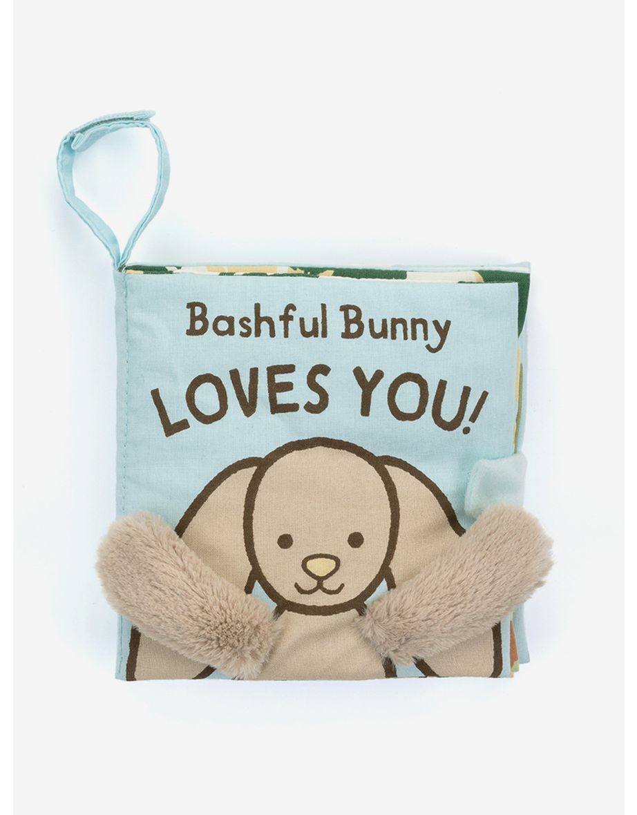 Bashful Bunny Loves You Book in Blue