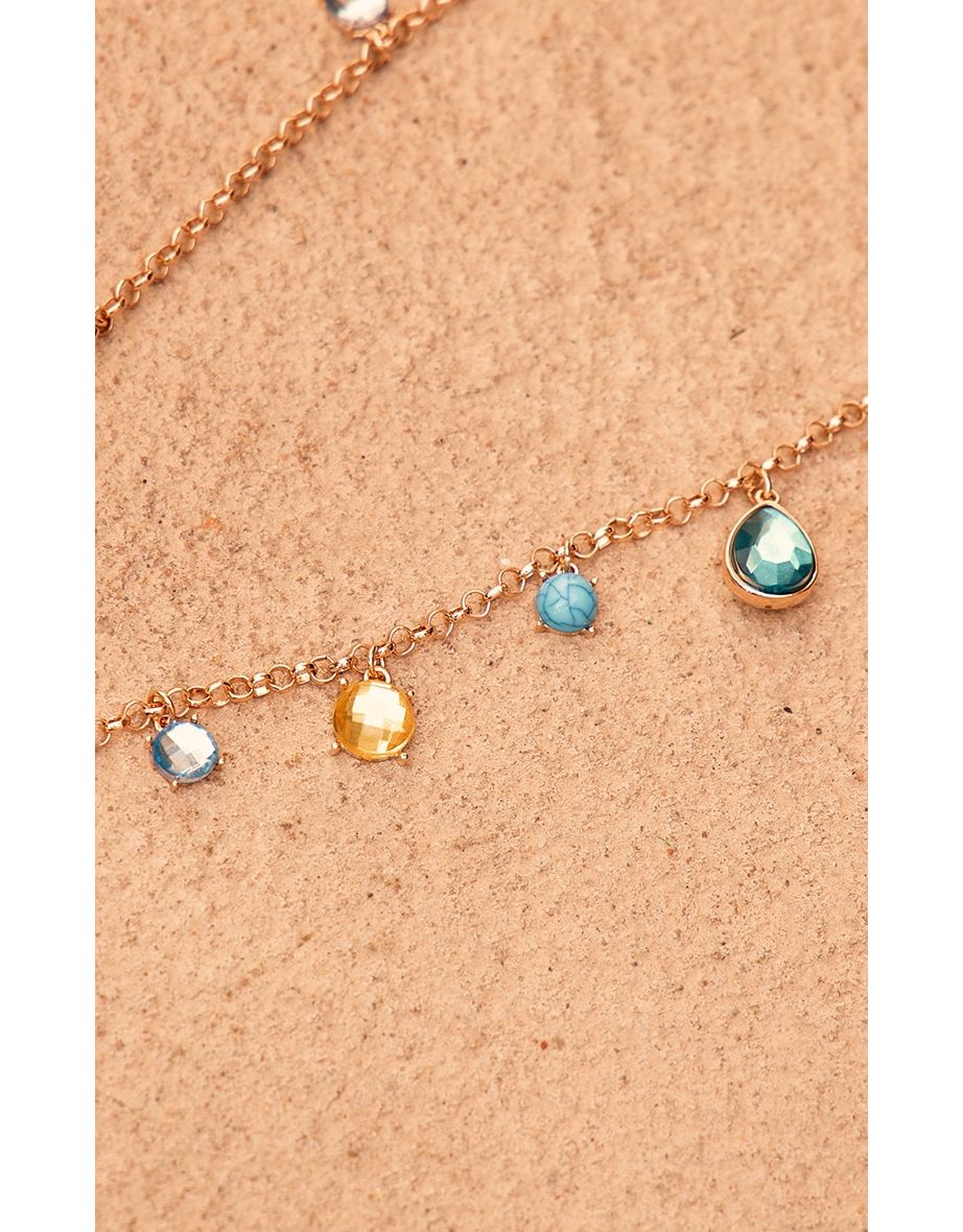 Gold Jewel Detail Belly Chain - 2