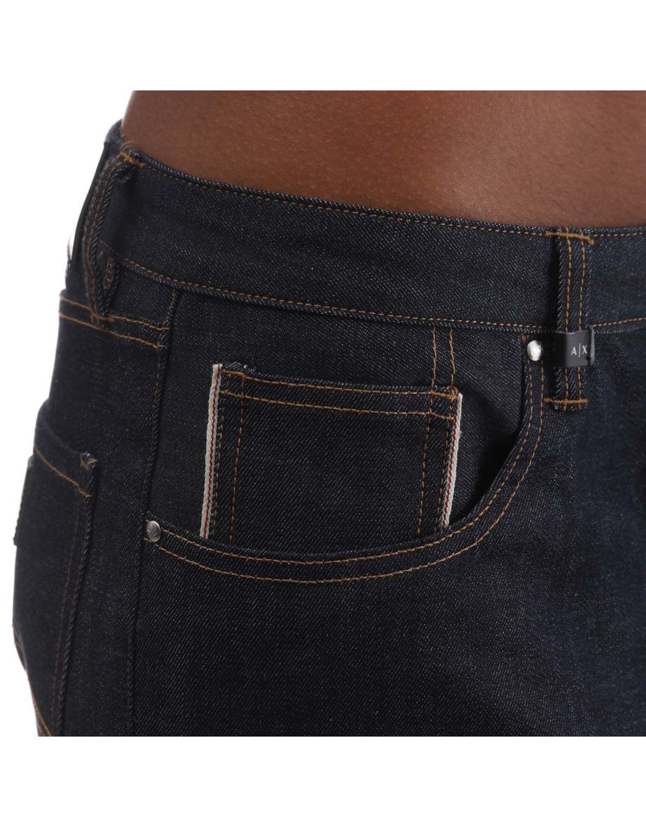 Men's Armani Exchange J24 Regular-Fit Jeans in Purple - 3