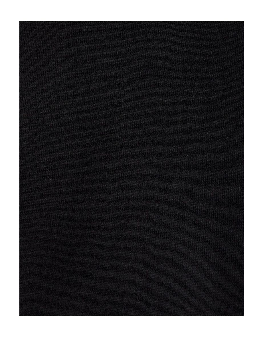 Basic Short Sleeve Sweater Light Stand Collar - 5