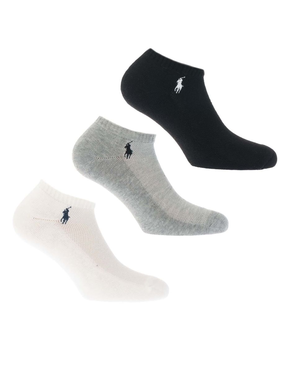 Women's Ralph Lauren Polo Socks 6 Pack in Black