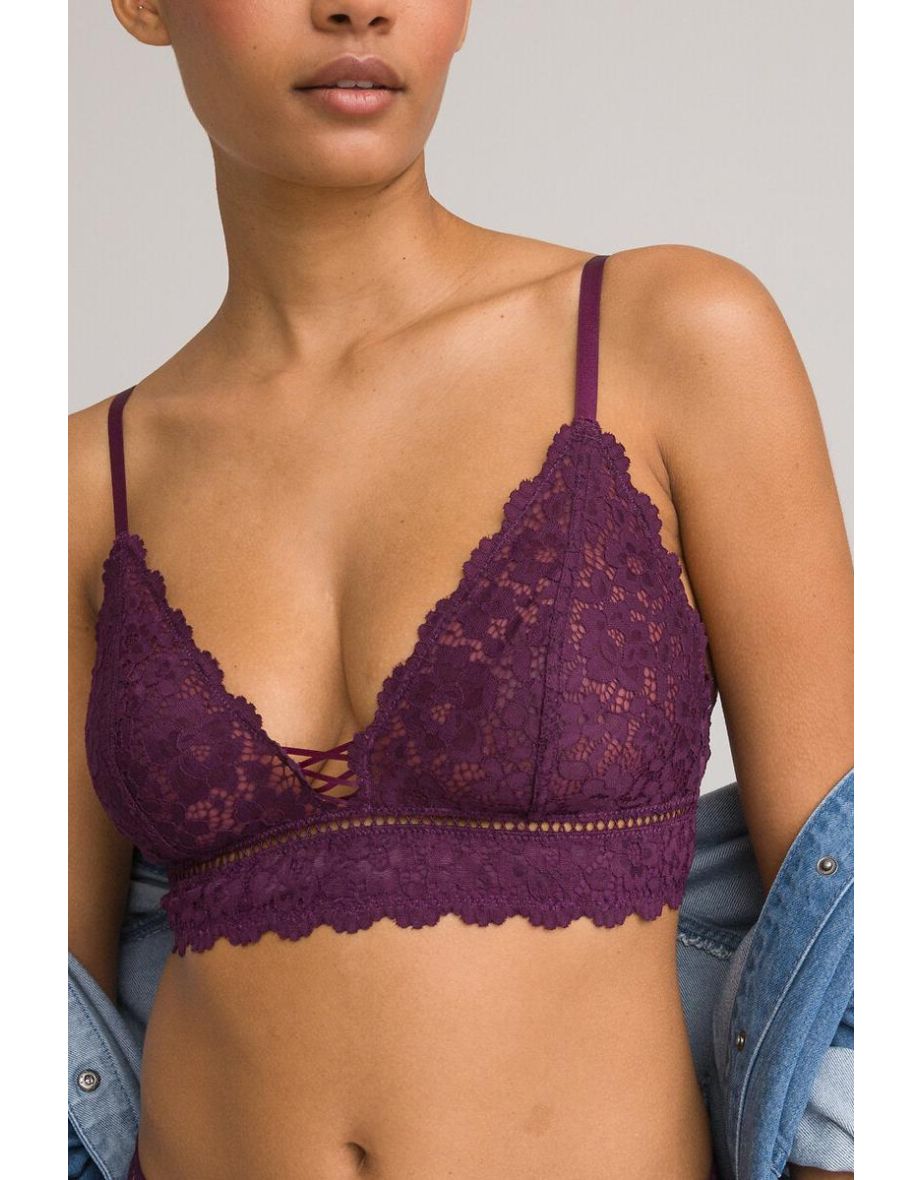 Lace Triangle Bra