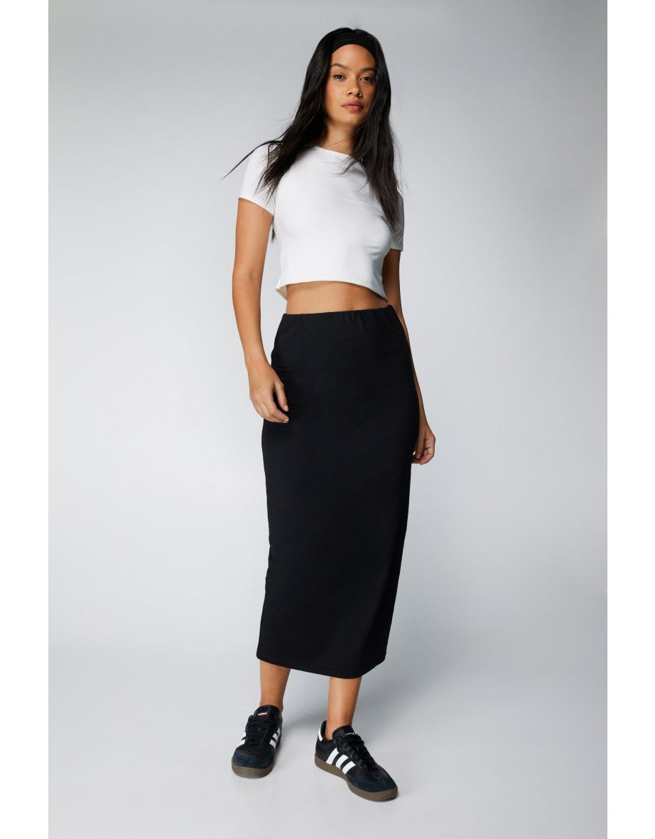 Cheap jersey knit on sale skirts