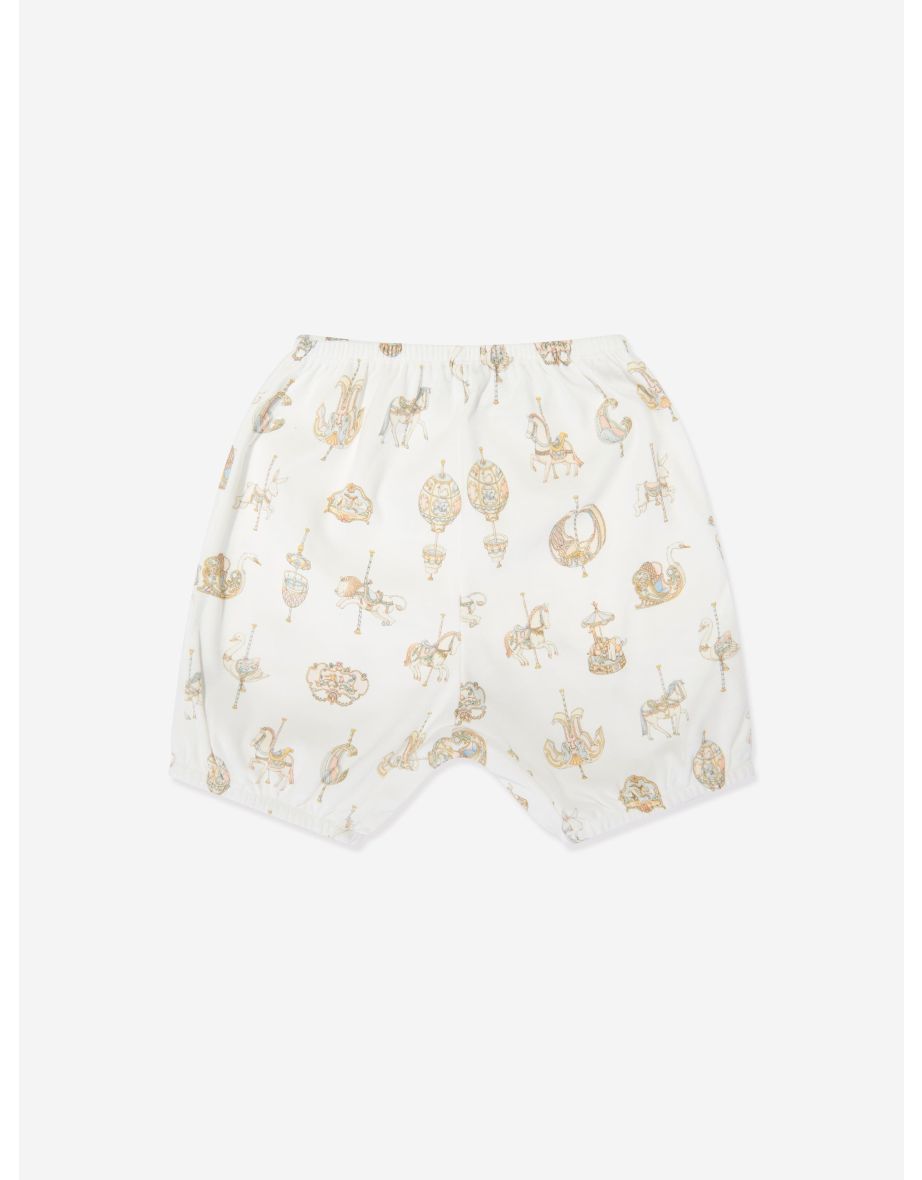 Atelier Choux Baby Carousel Bloomers in White