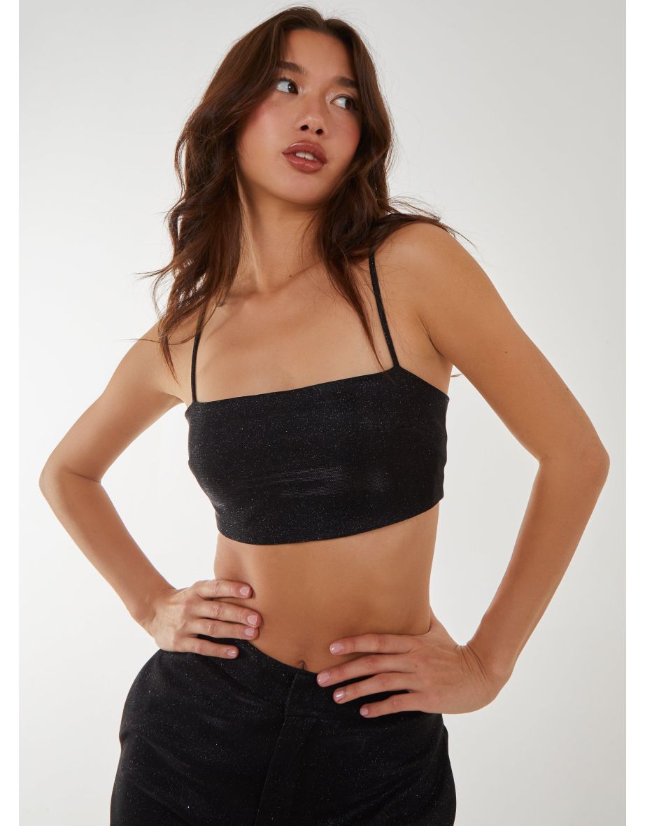 Metallic Crop Top