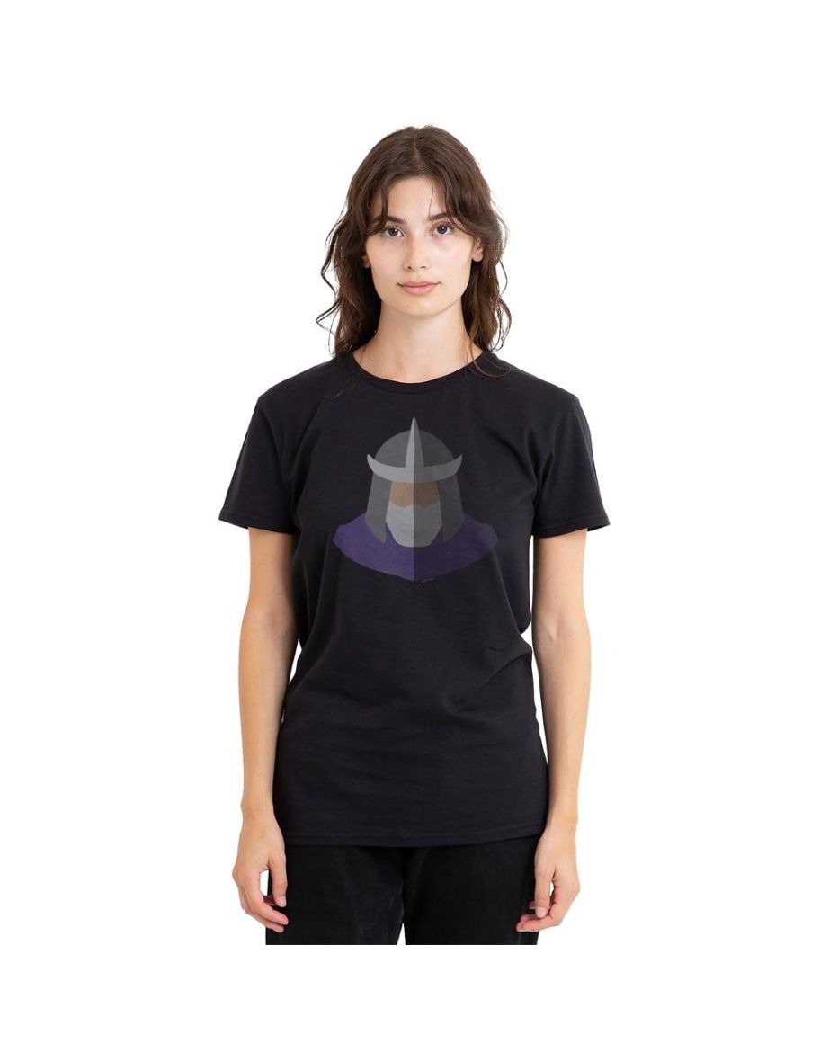 Teenage Mutant Ninja Turtles Unisex Adult Shredder Face T-Shirt - Black