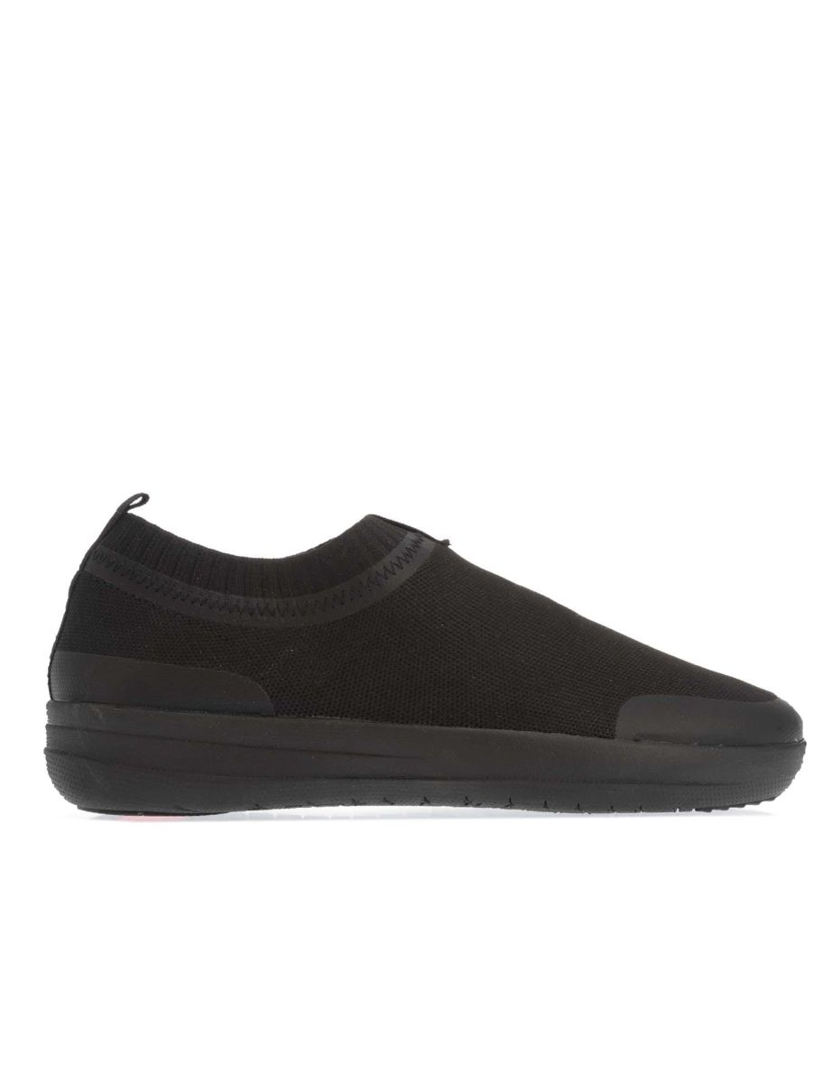 Women's Fit Flop Uberknit Slip On Sneakers in Black