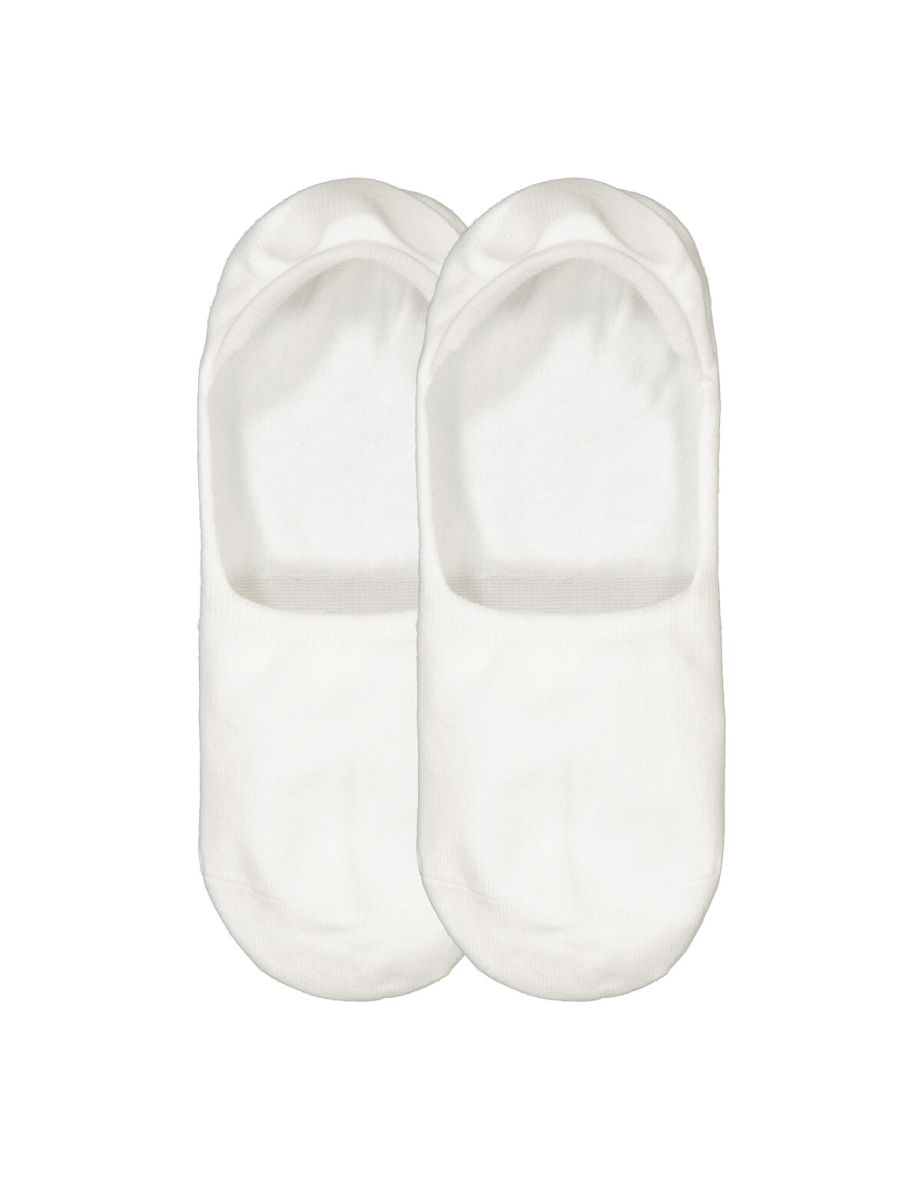 Pack of 2 Pairs of Invisible Trainer Socks in Cotton Mix - 2