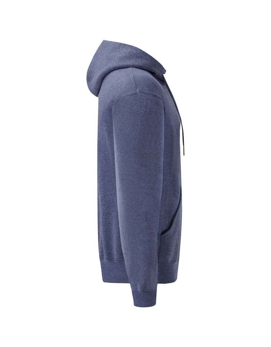 Fruit of the Loom Mens Classic Heather Hoodie - Heather Navy - 2
