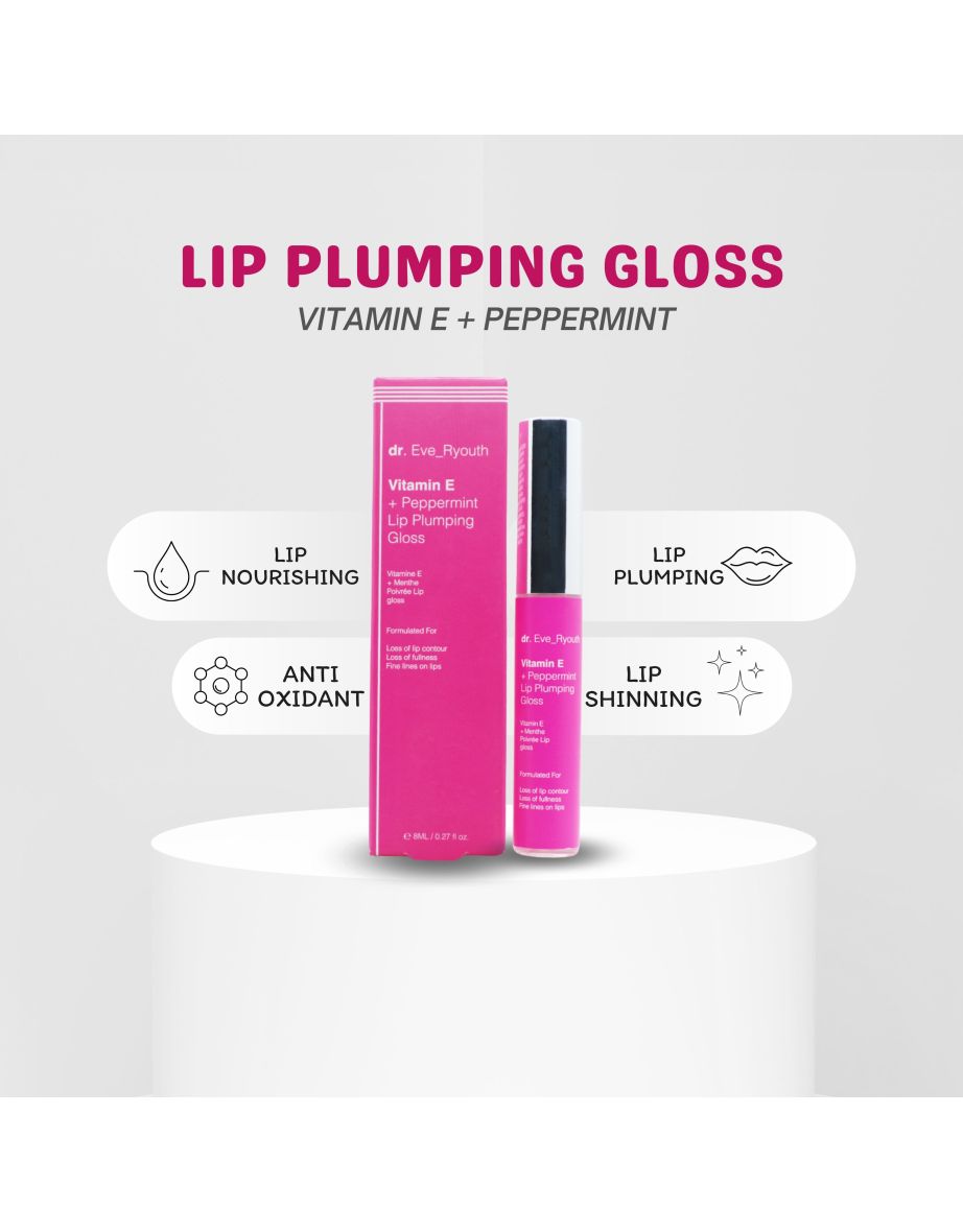 Vitamin E + Peppermint Lip Plumping Gloss 8ml - 2