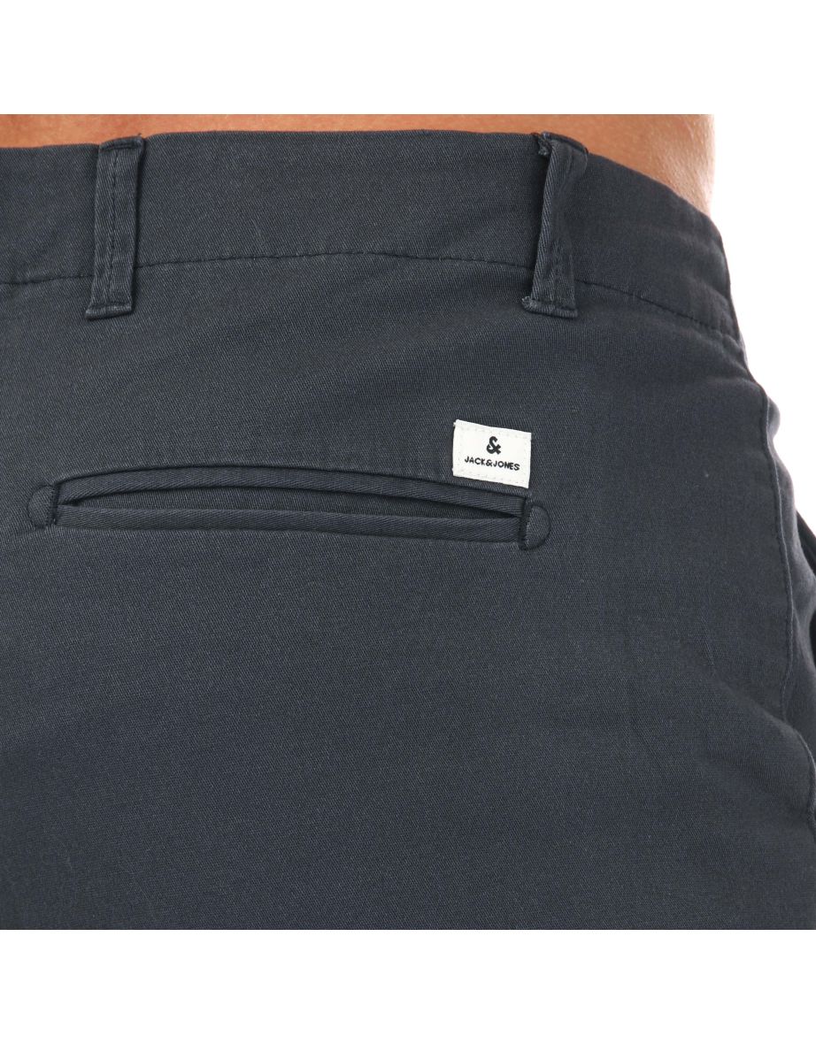 Men's Jack Jones Basic Chino Shorts in Blue - 2