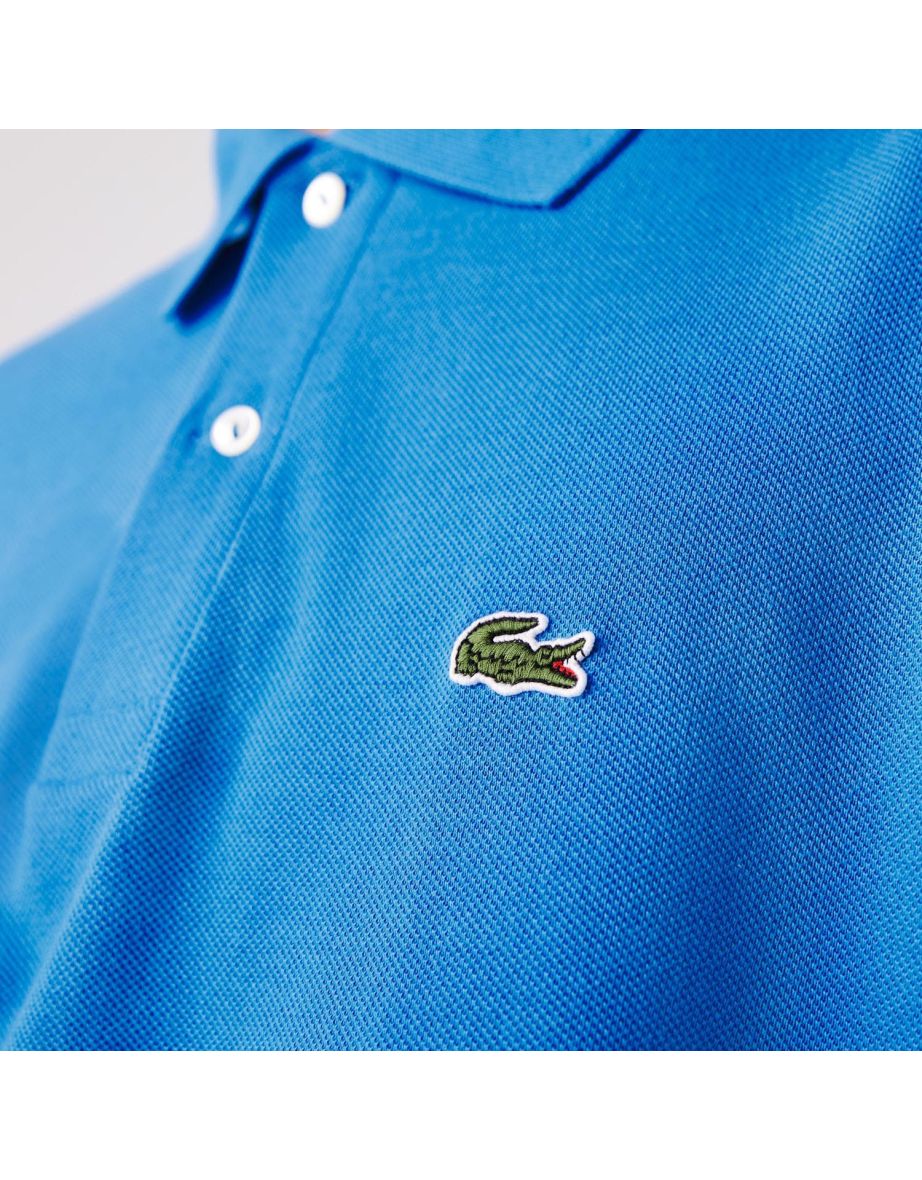 Men's Lacoste Classic Fit L.12.12 Original Piqué Polo Shirt in Blue - 4