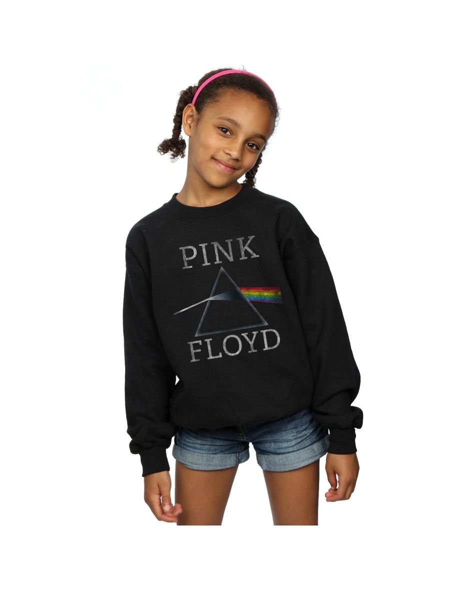 Pink Floyd Girls Dark Side Of The Moon Sweatshirt - Black