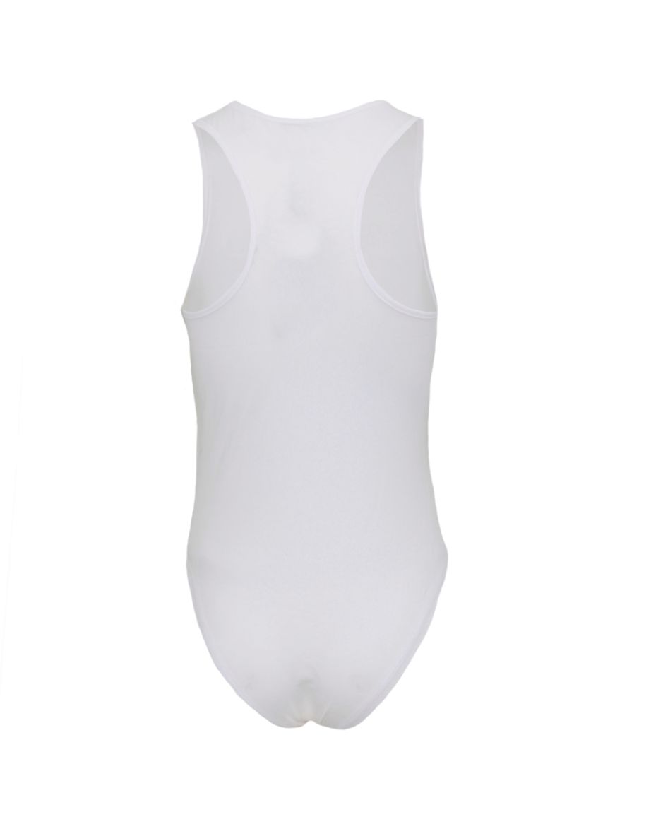 Brave Soul Womens/Ladies Scoop Neck Racer Back Bodysuit - White - 1