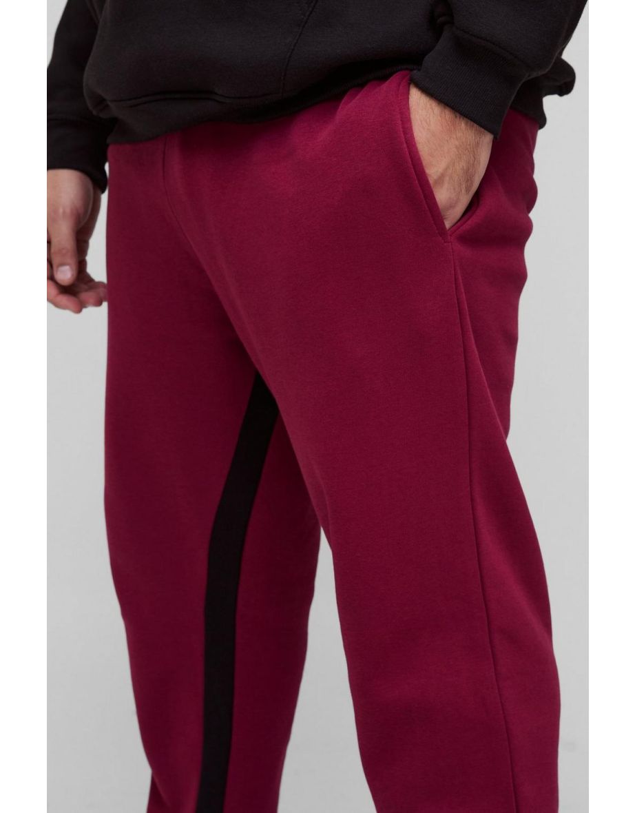 Plus Stacked Fit Gusset Jogger - red - 2
