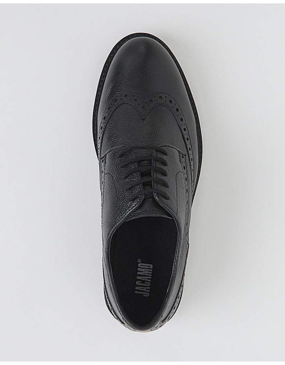 Leather Brogues Extra Wide Fit - 2