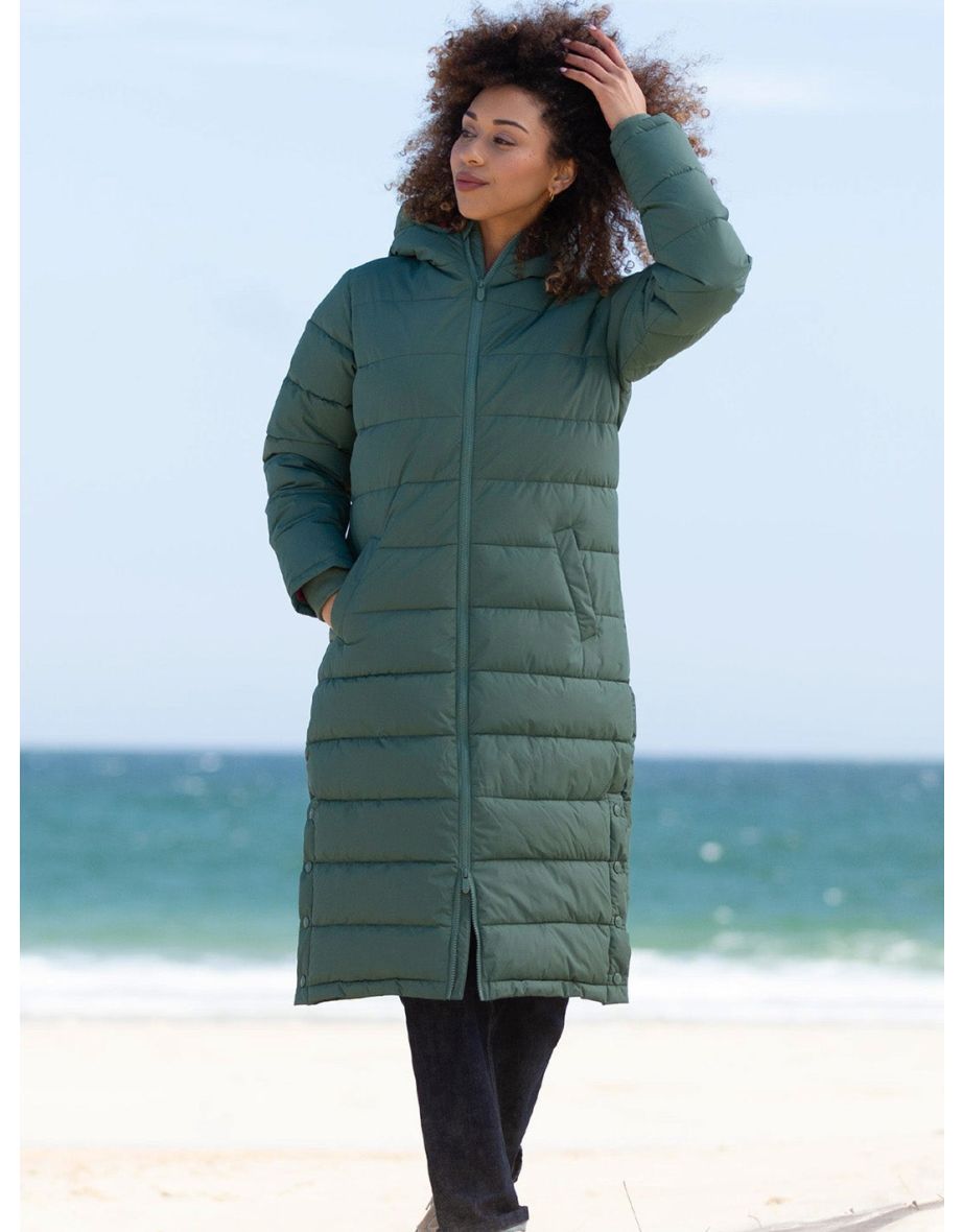 Ash long padded duvet coat