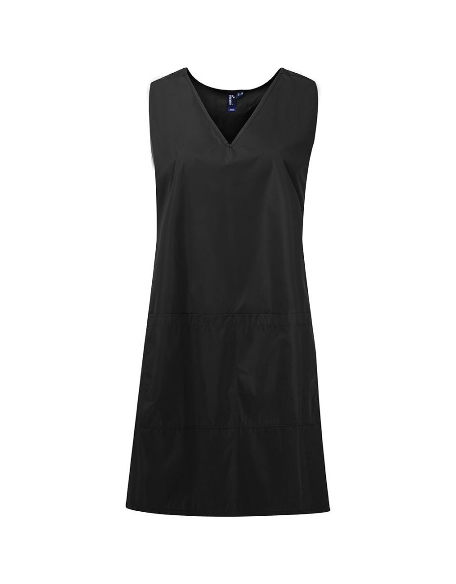 Premier Womens/Ladies Wrap Around Work Tunic - Black