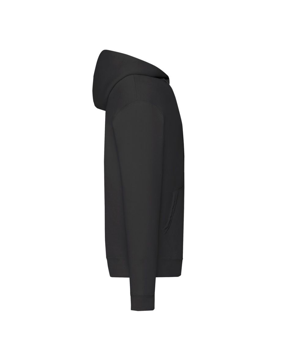 Fruit of the Loom Mens Classic Zipped Hoodie - Black - 2