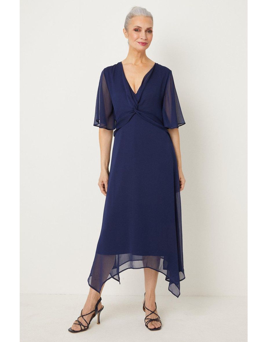 Wallis hanky shop hem dress