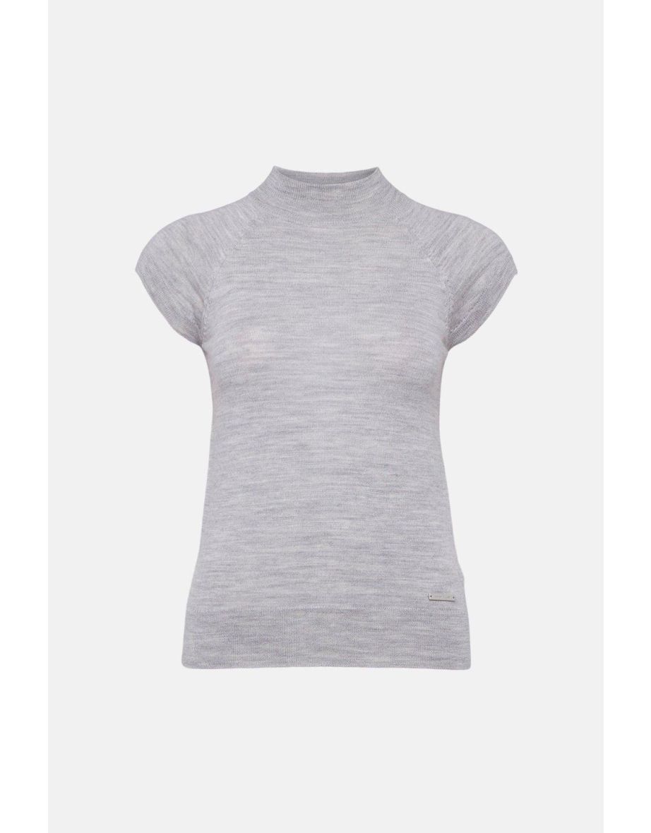 Merino Wool Roll Neck Longline Jumper - 3