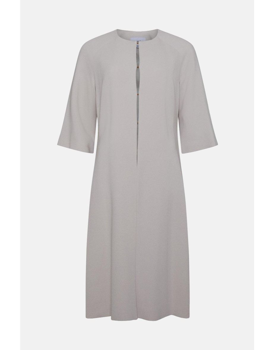 Lisa Tan Premium Edge To Edge Tailored Longline Jacket - 3