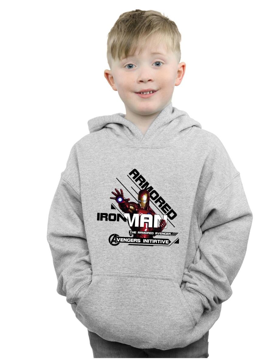Boys iron man hoodie outlet