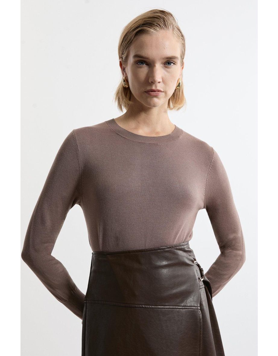 Karen millen stretch knit jumper clearance