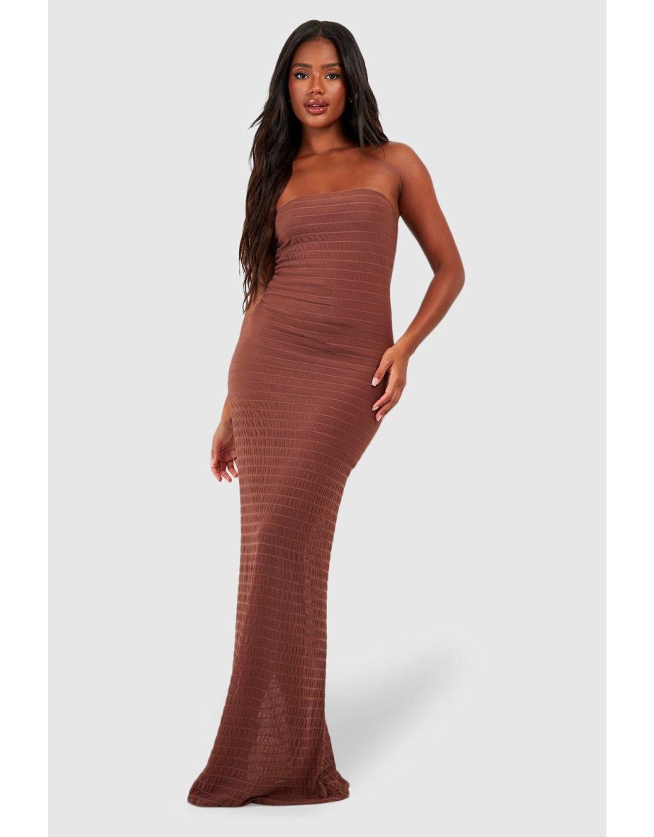 Strapless bandeau maxi dress outlet