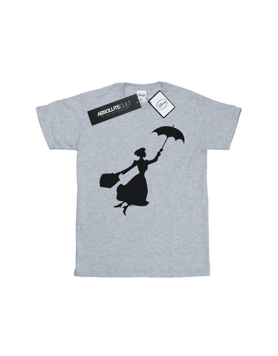 Shop Disney Boys Mary Poppins Flying Silhouette T Shirt Sports Grey Online in Bahrain VogaCloset