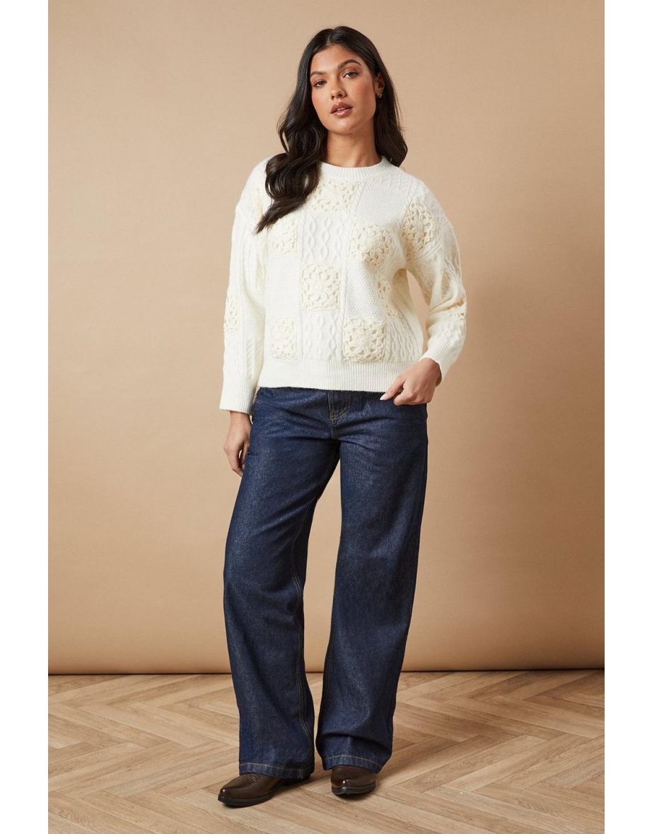 Crochet Patchwork Jumper