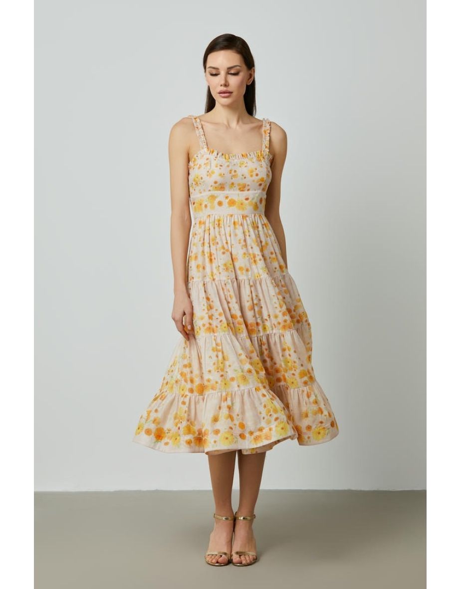 tiered detailed dress