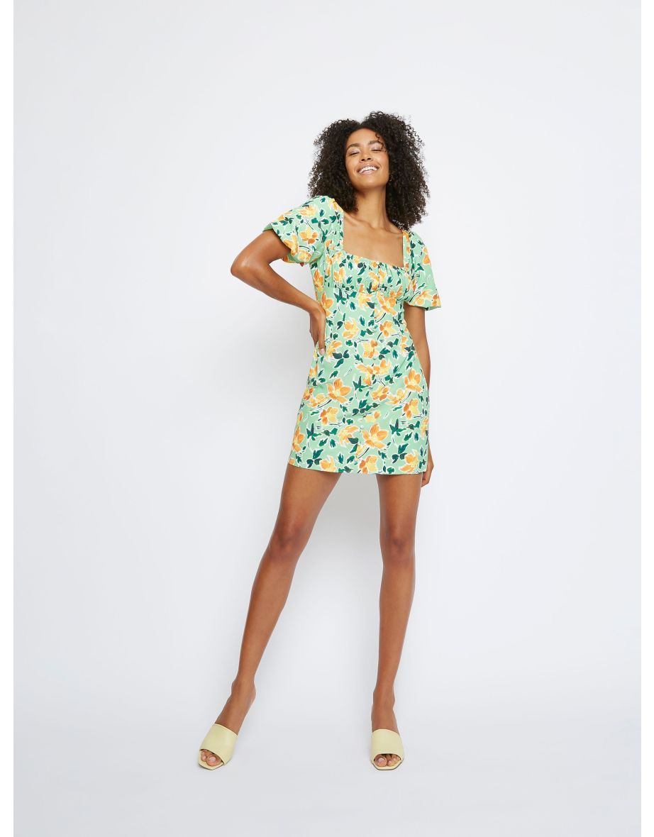 Green milkmaid dress shop