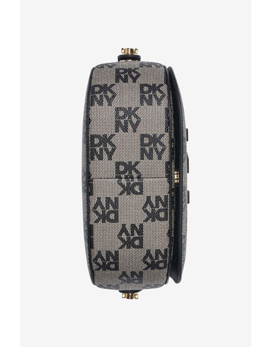 Echo Small Flap Crossbody Logo Chino Cappuccino - 3