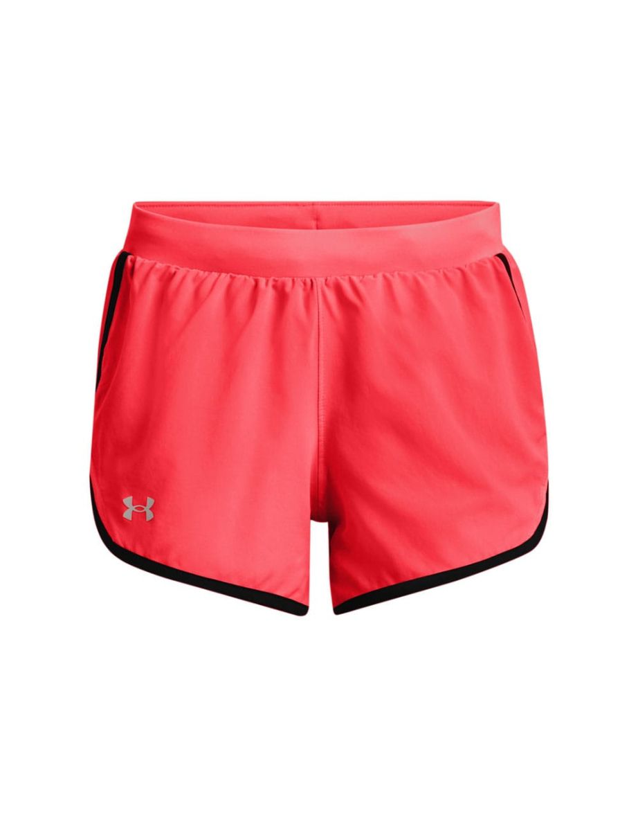 Women's Under Armour UA Fly By 2.0 Shorts in Red
