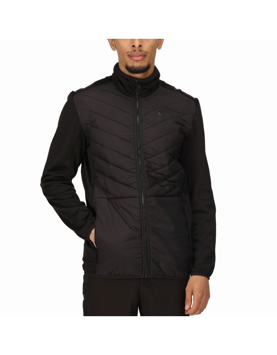 Shop Regatta Mens Clumber III Hybrid Stretch Warm Winter Outdoor Jacket Black Online in Iraq VogaCloset