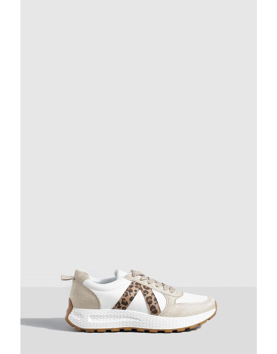Chunky leopard trainers sale