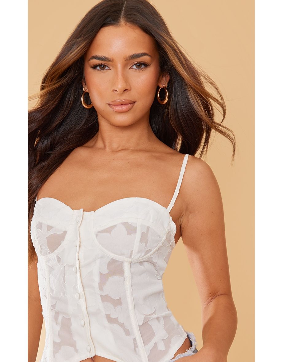 Boned corset top clearance