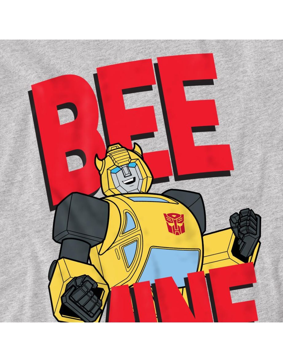 Transformers Mens Bee Mine Bumblebee T-Shirt - Sport Heather - 3