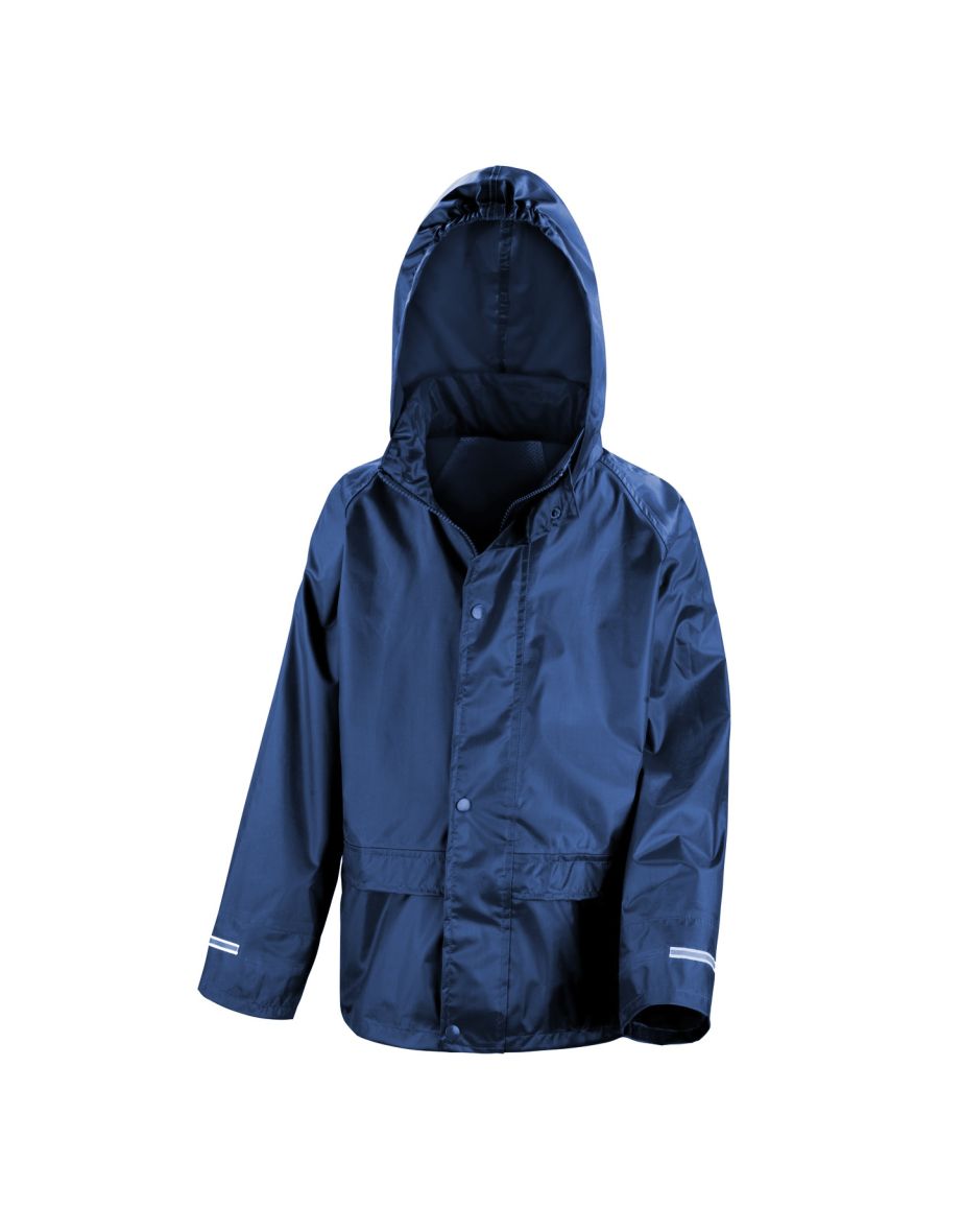Childrens navy waterproof jacket sale