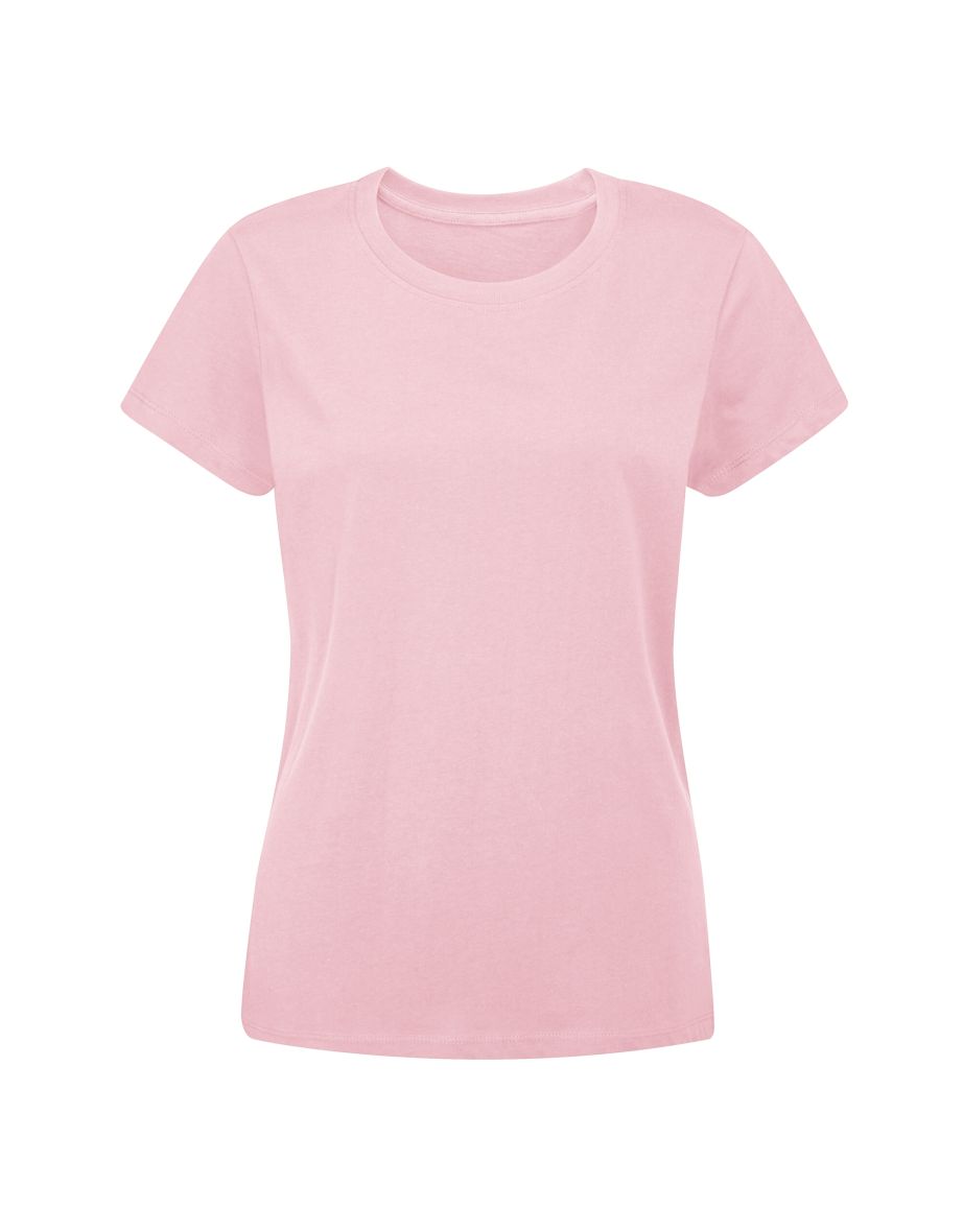Mantis Womens/Ladies Essential T-Shirt - Pastel Pink