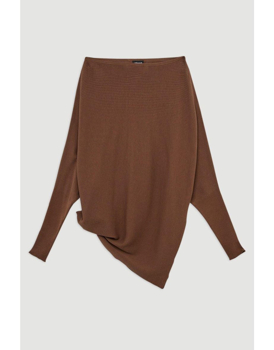Cotton Blend Slouchy Knit Jumper - 3